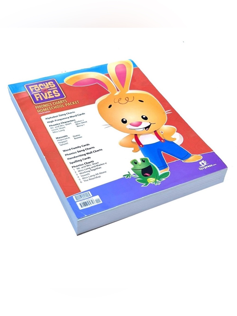 BJU PRESS HOMESCHOOL K5 Phonics Charts, 4th ed.